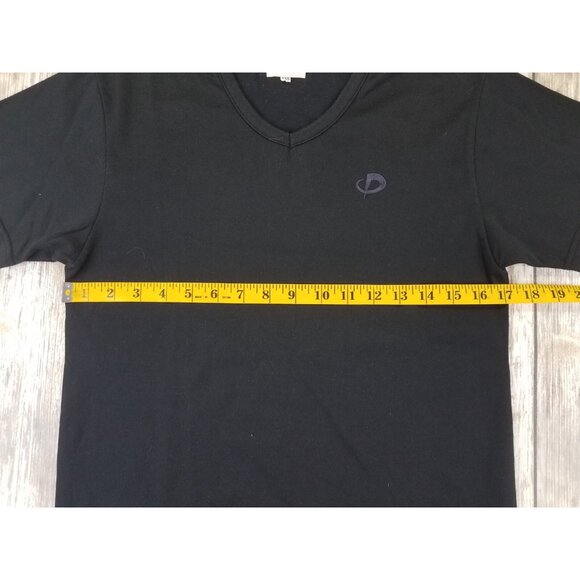 Phiten Titanium T Shirt Mens Size XXS Black Athletic Short Sleeves V Neck Japan - Picture 5 of 9